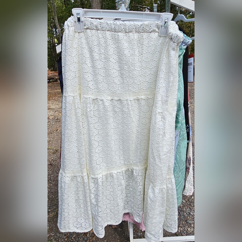 White Lace Maxi Dress